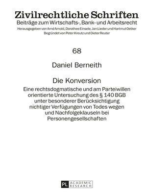 cover image of Die Konversion